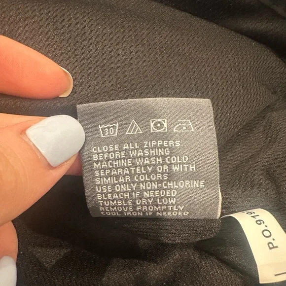 New Balance Mens Black & Blue Windbreaker Full Zip Jacket Size XL - Picture 8 of 8